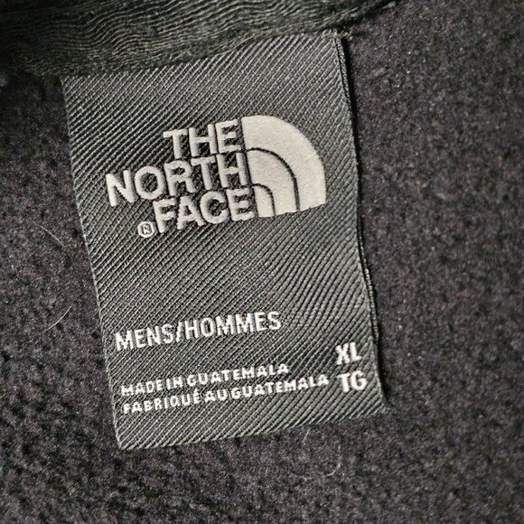 The North Face Mens Hoodie Size XL Black Distressed - Picture 7 of 10